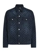 Karl Lagerfeld Prechodná bunda  modrá denim / tmavomodrá