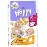 Bella Baby Happy Mini 3-6 kg dětské pleny 38 ks
