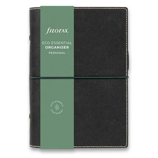 Osobní diář Filofax Eco Essential - dark ebony