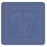 Kleine Wolke Foot protiskluzová podložka do vany modrá 55x55 cm 4388720002