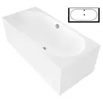 Polysan ASTRA BDL MONOLITH obdĺžniková vaňa 160x70 cm akrylát ľavá 32611MDL