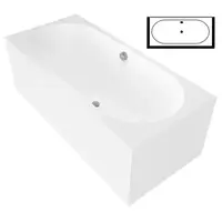 Polysan ASTRA BDL MONOLITH obdĺžniková vaňa 160x70 cm akrylát ľavá 32611MDL