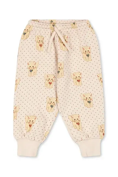 Detské bavlnené tepláky Konges Sløjd BELLI SWEAT PANTS OCS