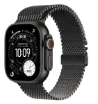 APPLE Watch Ultra 3 GPS + Cellular 49mm čierny titán - čierny titánový milánsky ťah - S