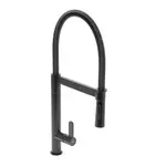 Drezová batéria SAT s otočným ramienkom, 2 prúdy matná čierna SATBSD276C