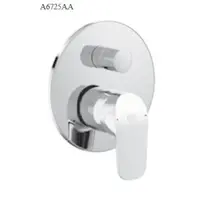 Sprchová a vaňová batéria Ideal Standard CeraFlex bez podomietkového telesa chróm A6725AA