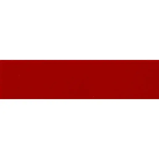 Obklad Ribesalbes Chic Colors rojo 10x30 cm mat CHICC1408