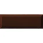 Obklad Ribesalbes Chic Colors cacao bisiel 10x30 cm lesk CHICC1342