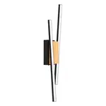 LED nástenné svietidlo Eglo PANAGRIA čierna 900491