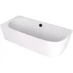 Polysan Sussi voľne stojaca vaňa 160x70 cm liaty mramor ľavá biela matná bílá matná 90191LMAT