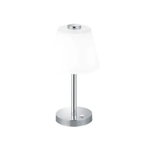 LED stolová lampa Trio Emerald chróm 525490106