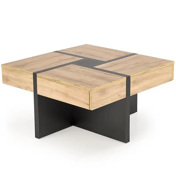 Konferenčný stolík Sevilla S dub craft/čierna