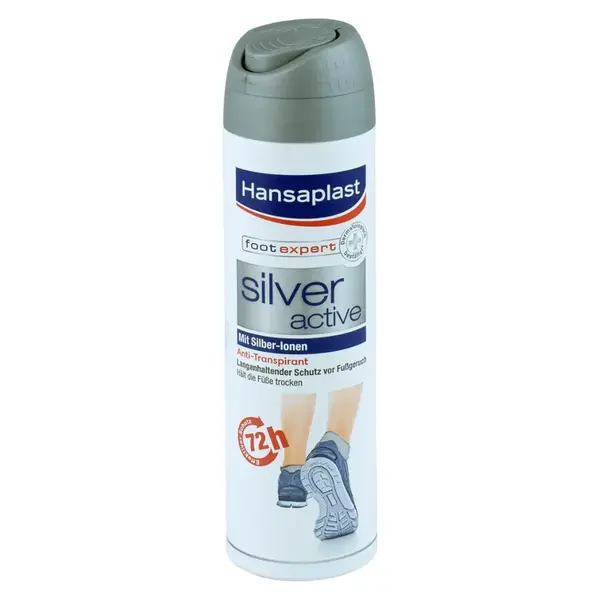 Hansaplast Silver sprej proti poteniu a zápachu na nohy 150 ml