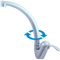 RAV SLEZÁK Labe drezová batéria s otočným ramienkom chróm l006.5/3 L006.53