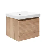 Kúpeľňová skrinka s umývadlom Naturel Savona 58x43x44, 8 cm dub halifax mat SAVONA60DHU1