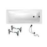 Obdĺžniková vaňa SAT Feel 150x70 cm smaltovaná oceľ ľavá aj pravá SATBVFEEL1508