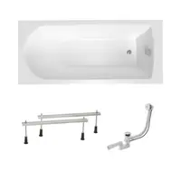 Obdĺžniková vaňa SAT Savero plus 160x75 cm akrylát ľavá aj pravá SATSAV1600AN