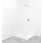 Sprchová zástena Walk-in 110 cm SAT vo farbe profilu biela SATBWI110PRB