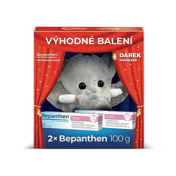 BEPANTHEN Ochranná mast 2 x 100 g + dárek ZDARMA