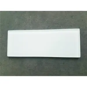 Zakončovací sklo Glassblocks biela 7,3x19 cm sklo GBZAKONSKLO