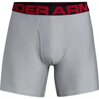 Pánské boxerky Under Armour Tech 6in 2 Pack Mod Gray Light Heather S