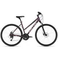 Dámské crossové kolo KELLYS CLEA 90 28" - model 2025 M (19", 165-180 cm) Desert Purple