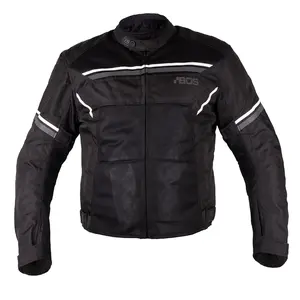 Pánská moto bunda BOS Laganas Full Black 5XL