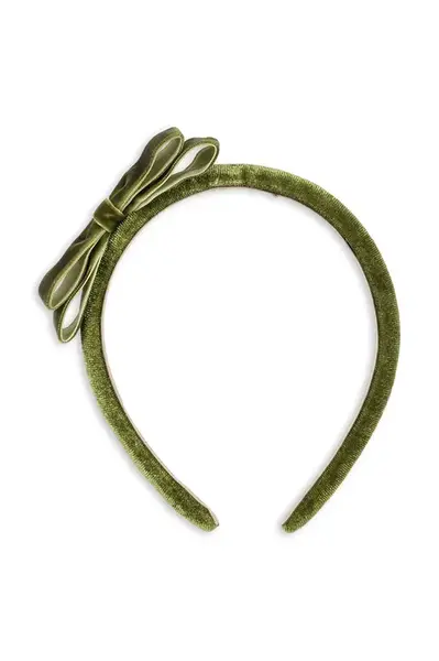 Dětská čelenka do vlasů Konges Sløjd VELVET BOW HAIRBRACE