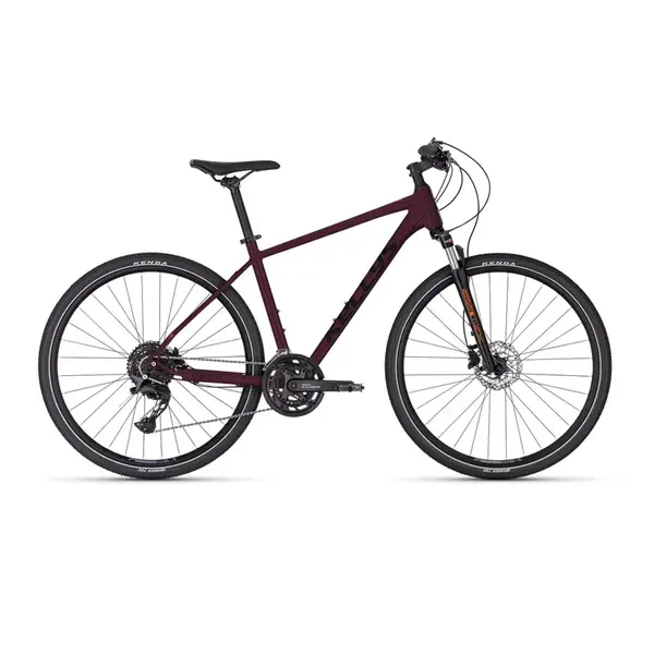 Crossové kolo KELLYS PHANATIC 30 28" 10.0 L (21", 175-190 cm) Dark Plum