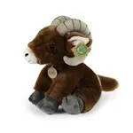 Plyšová ovce tlustorohá sedící 28 cm ECO-FRIENDLY