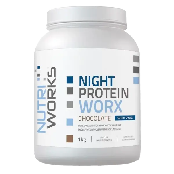 NutriWorks Night Protein Worx 1kg - čokoláda