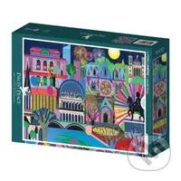 Svetlá mesta Lyon - Orane Sigal - puzzle z kategorie 500 - 1000 dílků