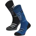 TENSON CORE SKI SOCK 2PK Lyžiarske ponožky, modrá, veľkosť 42-45