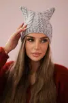 marka niezdefiniowana Čapica s fleece Rabbid K237 svetlo šedá