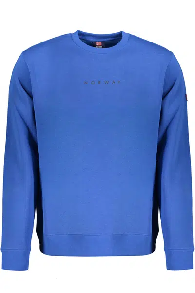 NORWAY 1963 MEN'S BLUE ZIP-UP SWEATSHIRT