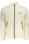 US GRAND POLO MEN'S WHITE ZIP SWEATSHIRT