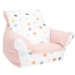 Dětské křeslo plněné kuličkami New Baby růžová