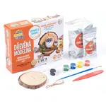 MODELO Dřevěná modelína - sovy