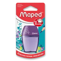 Ořezávátko Maped Shaker - s odpadní nádobkou - 1 otvor, blistr, mix barev