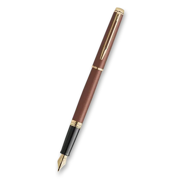 Waterman Hémisphére The Understated Edit Copper Red GT - plnicí pero hrot F