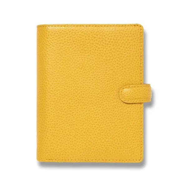 Kapesní diář Filofax Finsbury A7 mustard