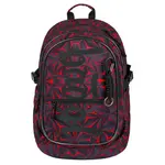 BAAGL Školní batoh Core Red Polygon