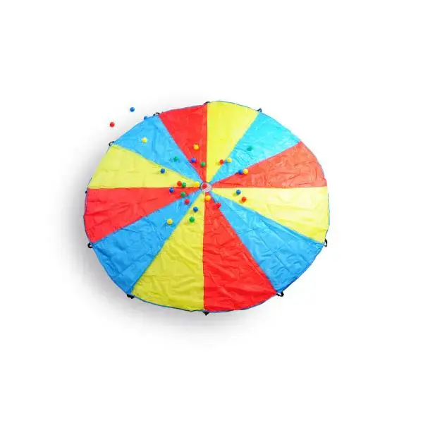 BS Toys Motorický padák s loptičkami