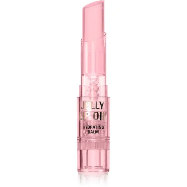 Makeup Revolution Jelly Lip olej na rty s hydratačním účinkem odstín Candy Ice Pink 2.4 g