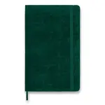 Zápisník Moleskine Velvet - tvrdé desky L, linkovaný, zelený