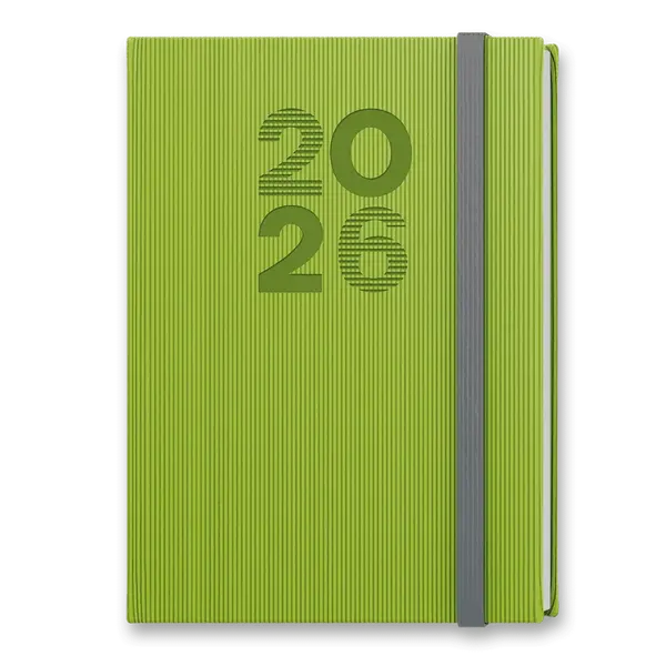 Denní diář Baloušek Vigo 2026 - A5,  zelený