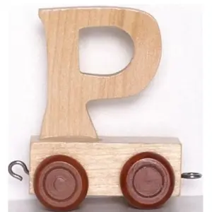 Bino Vagónek-P-hnědé kolečka