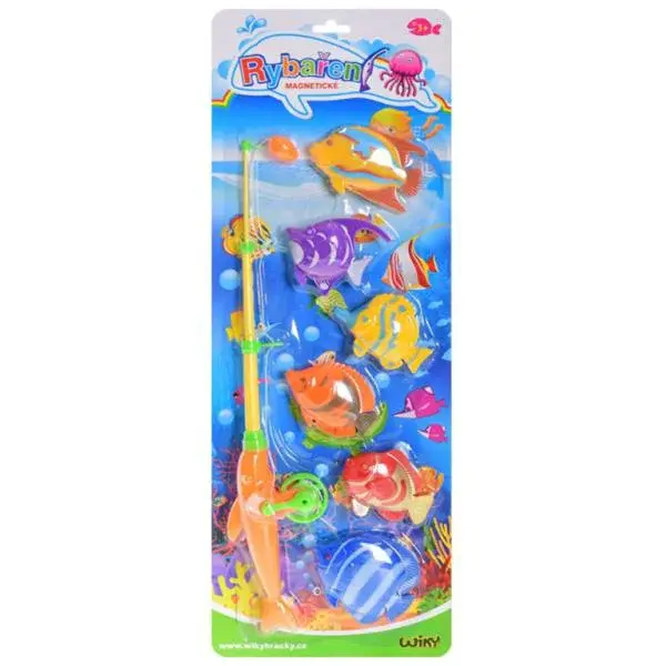 Lovení rybiček magnetická udička 40 cm - Český obal