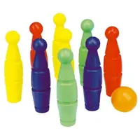 Kuželky plastové 23cm 9ks