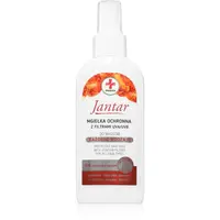 Ideepharm Jantar Medica mlha pro uhlazení a snadnou úpravu vlasů s UVA a UVB filtry 150 ml